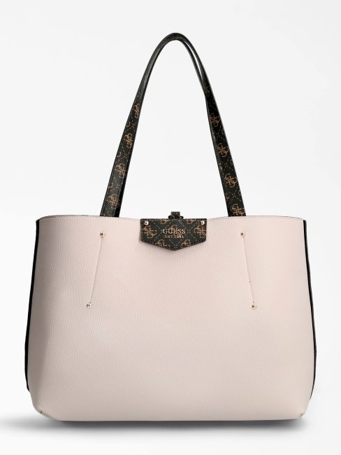 Guess Marron Brenton 4g Logo Shopper