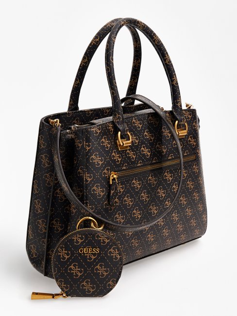 Sac A Main Alexie 4g Logo Guess Marron