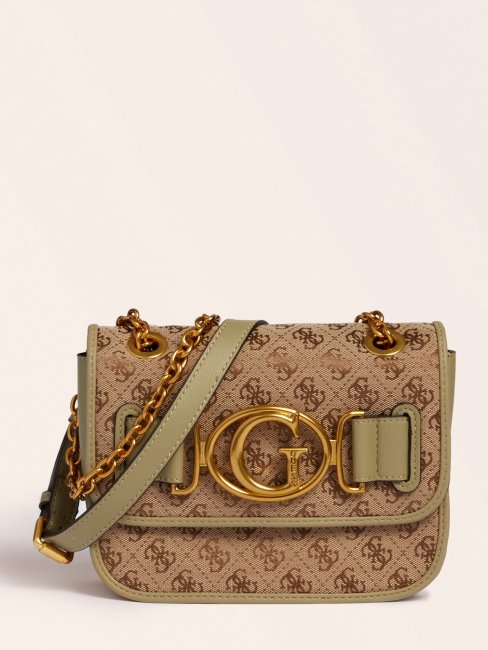 Guess Aileen 4g Sac Bandoulière Logo Vert