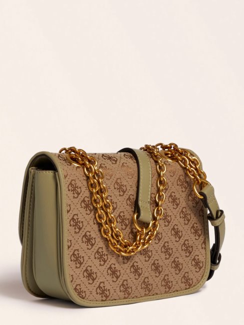 Guess Aileen 4g Sac Bandoulière Logo Vert