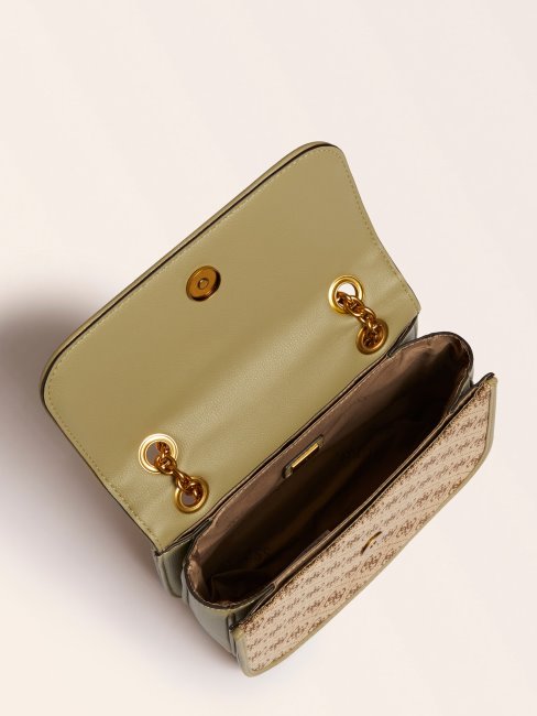 Guess Aileen 4g Sac Bandoulière Logo Vert