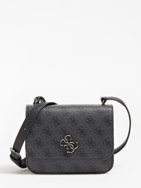 Guess Mini Sac à Bandoulière Gris Noelle 4g ​​​​logo Multi