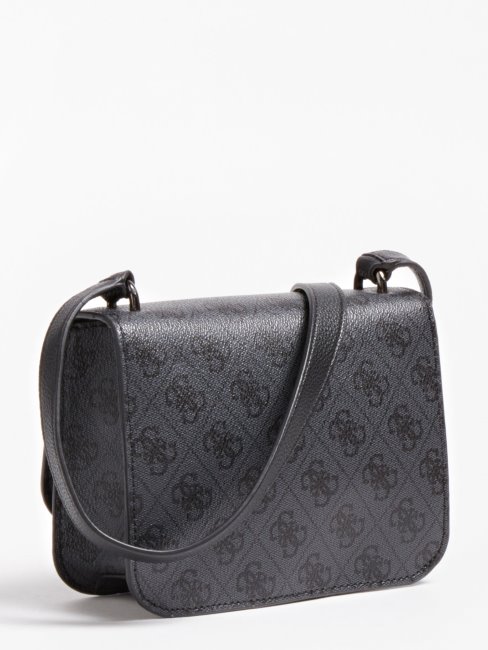 Guess Mini Sac à Bandoulière Gris Noelle 4g ​​​​logo Multi