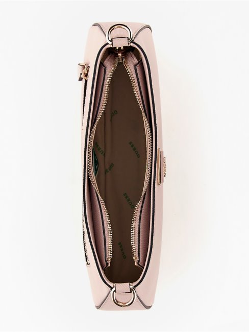 Sac Bandoulière Alexie Saffiano Rose Guess