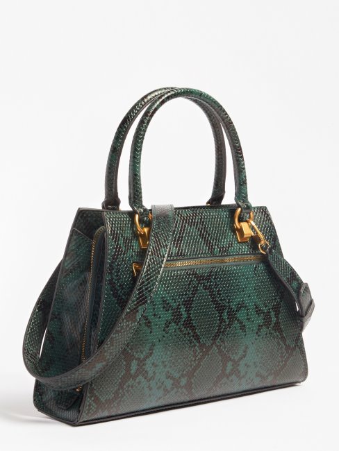 Sac à Main Imprimé Python Katey Vert Guess