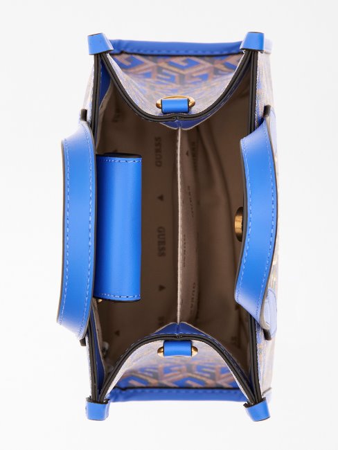 Mini Sac Silvana Logo 4g Bleu Guess