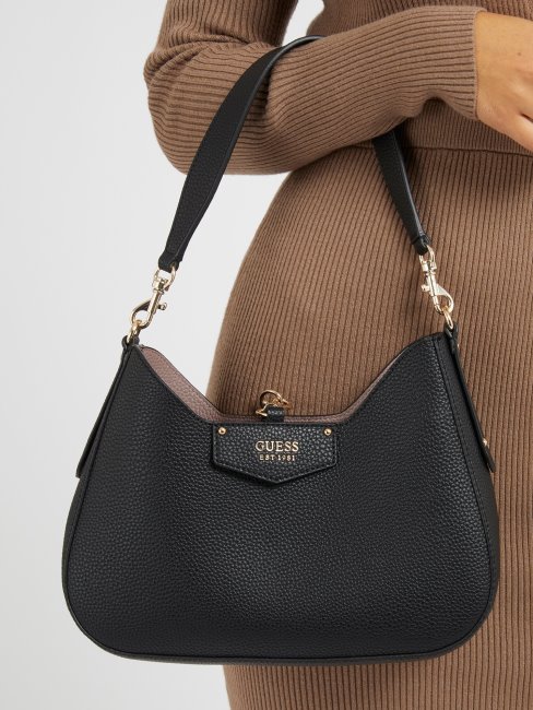 Brenton Hobo Avec Pochette Guess Noir