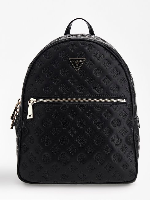 Guess Sac à Dos Logo Vikky En Creux 4g Noir