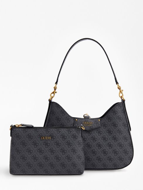 Sac Hobo Gris Guess Eco Brenton 4g Logo