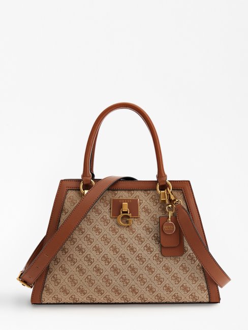 Sac à Main Guess Katey 4g Logo Marron