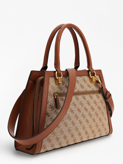 Sac à Main Guess Katey 4g Logo Marron