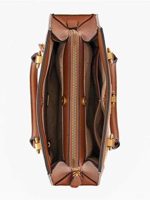 Sac à Main Guess Katey 4g Logo Marron