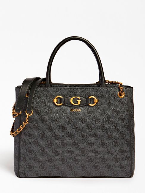 Izzy 4g Logo Maxi Sac à Main Guess Gris