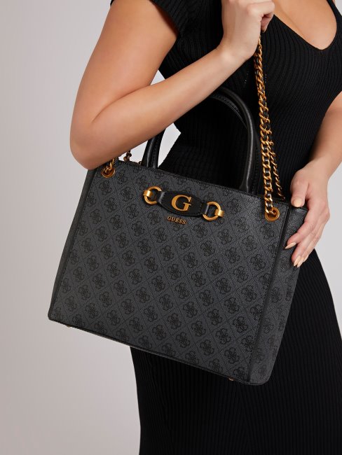 Izzy 4g Logo Maxi Sac à Main Guess Gris