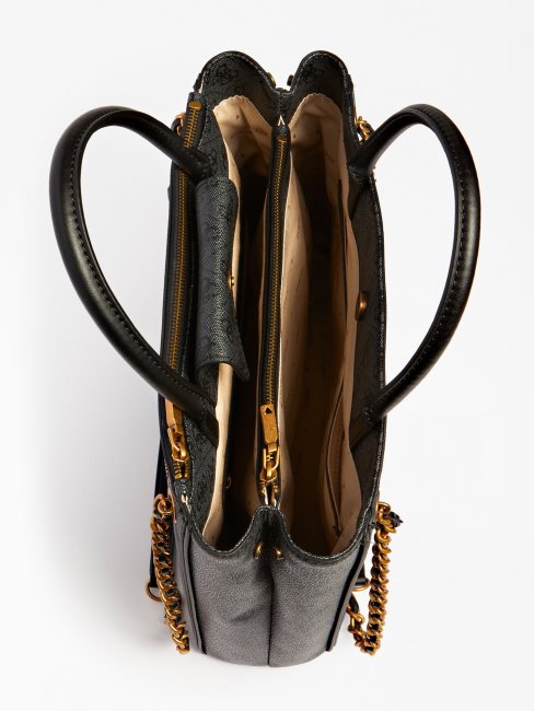 Izzy 4g Logo Maxi Sac à Main Guess Gris