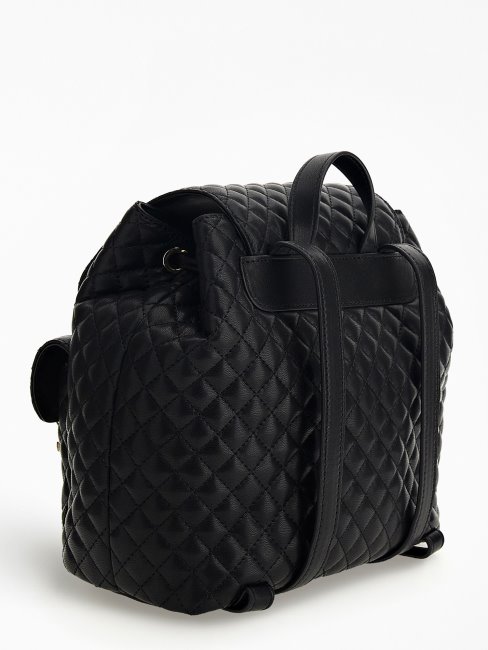 Sac à Dos Matelassé Noir Adam Guess