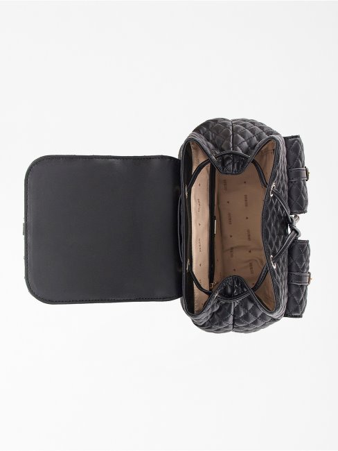 Sac à Dos Matelassé Noir Adam Guess