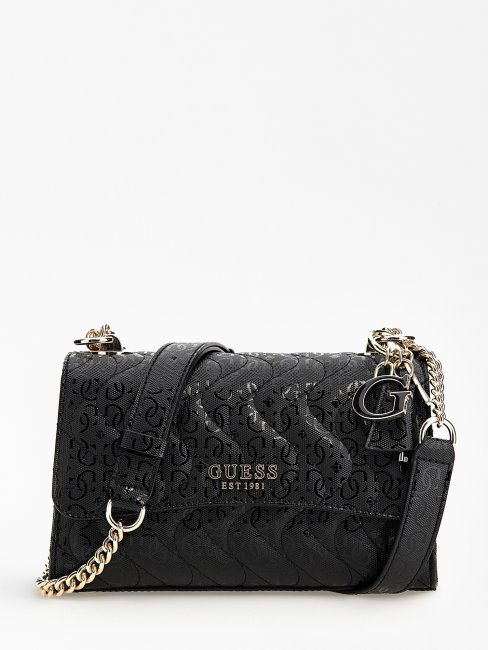 Sasky 4g Logo Mini Sac à Bandoulière Noir Guess