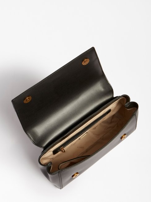 Sac Bandoulière Matelassé Katey Noir Guess