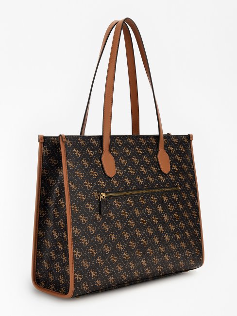 Sac Porté épaule Guess Silvana 4g Marron