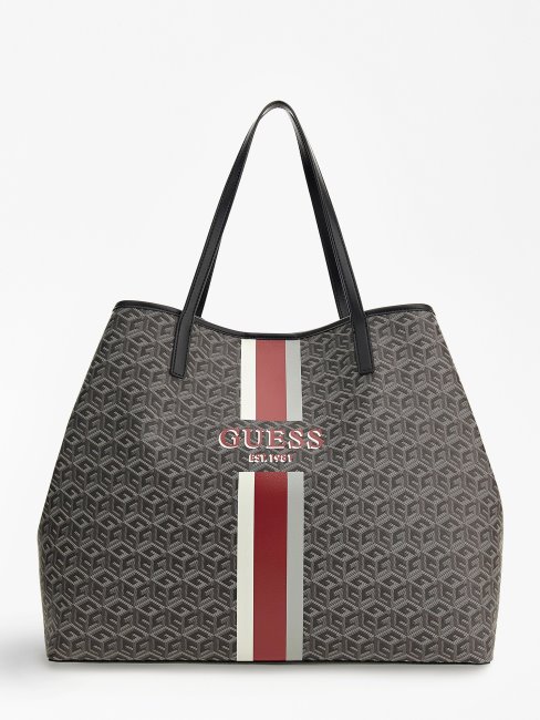 Guess Vikky G Cube Logo Shopper Gris Multi