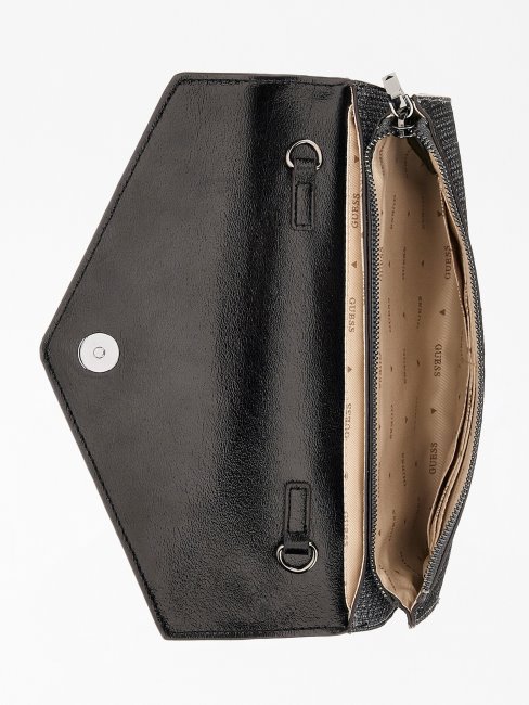 Pochette Guess Ever Lurex Argent