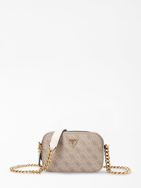 Mini Sac Bandoulière Guess Noelle 4g ​​​​logo Marron Nouvelle Tendance