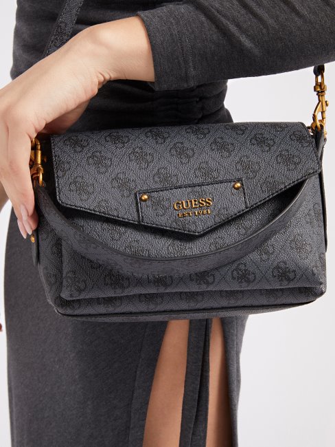 Guess Brenton Mini Sac à Bandoulière Gris