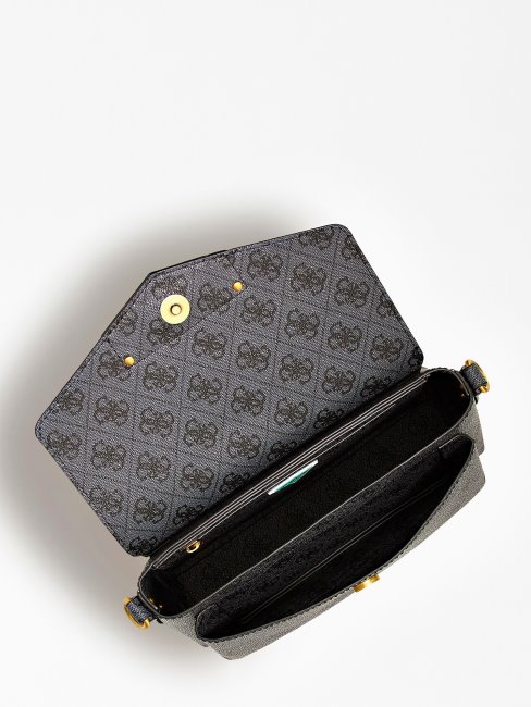 Guess Brenton Mini Sac à Bandoulière Gris