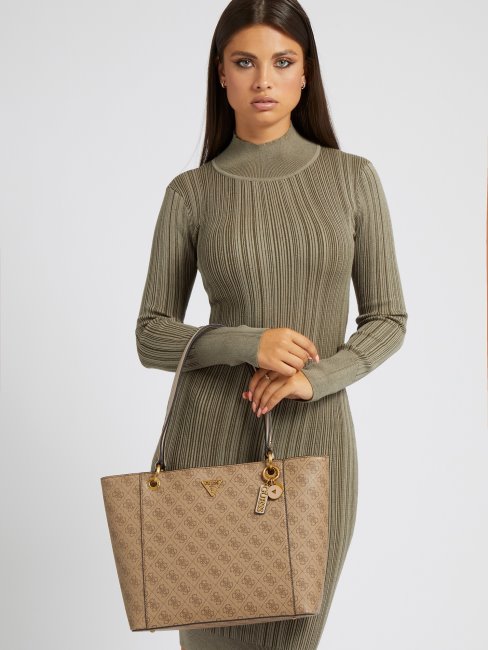 Noelle 4g ​​​​​​logo Shopper Guess Marron