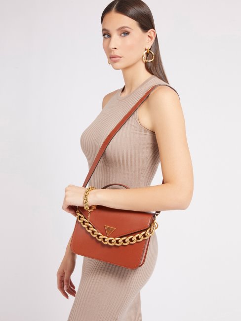 Retour Mini Sac à Main Guess Marron