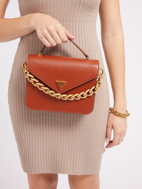 Retour Mini Sac à Main Guess Marron