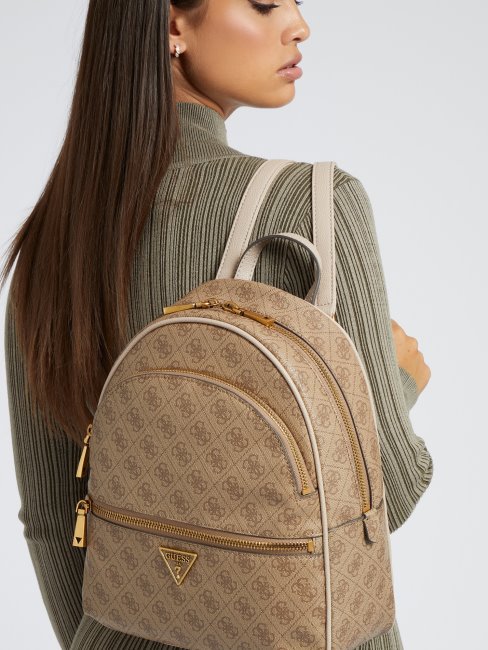 Sac à Dos Guess Beige Logo Manhattan 4g
