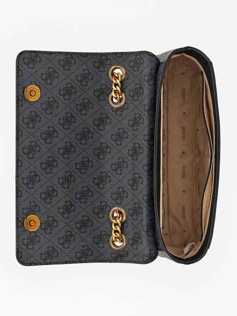 Sac Bandoulière Logo Nell 4g Gris Guess