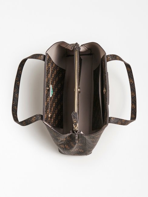 Sac Porté épaule Guess Brenton Eco Marron