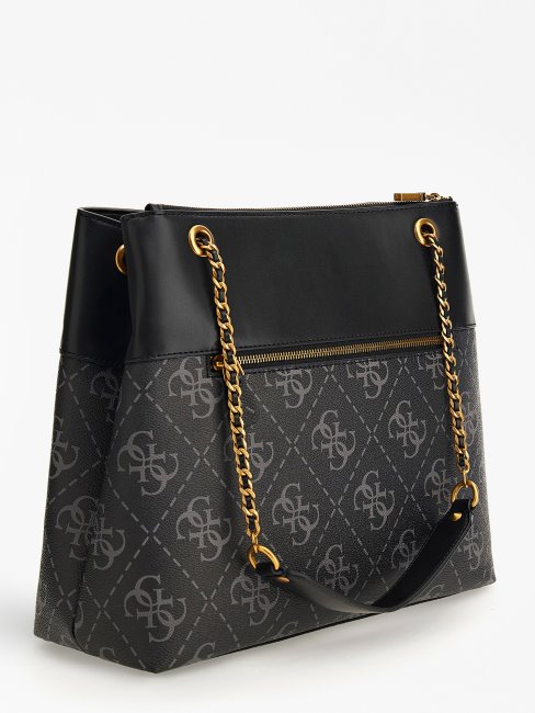 Guess Berta 4g Logo Sac à Bandoulière Gris