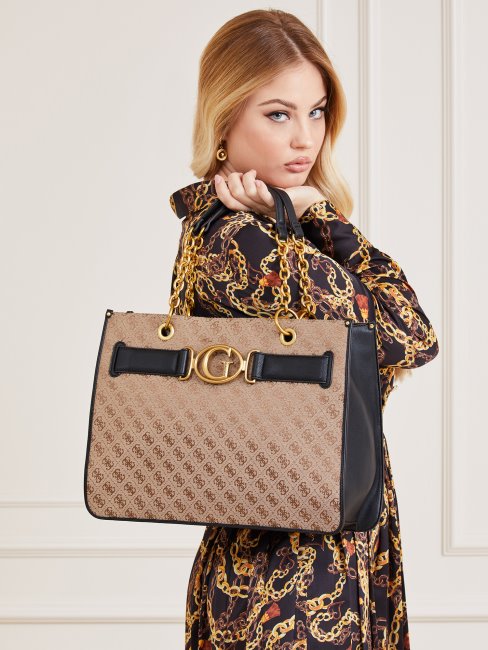 Guess Aileen 4g Logo Shopper Noir