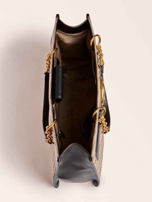 Guess Aileen 4g Logo Shopper Noir