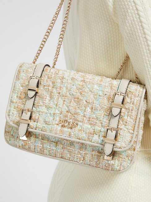 Adam Tweed Bandoulière Bleu Guess