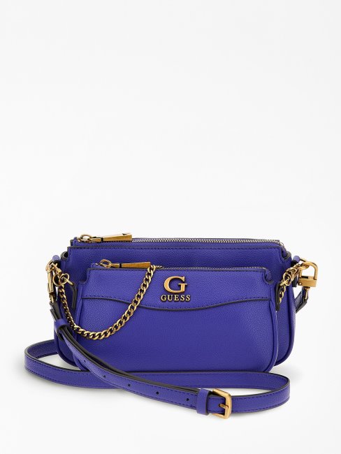 Guess Lilas Sac à Bandoulière Poche Nell