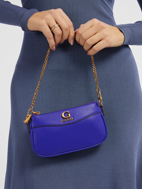 Guess Lilas Sac à Bandoulière Poche Nell