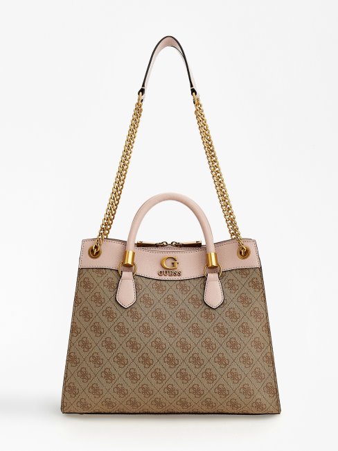 Sac Bandoulière Logo Nell 4g Rose Guess