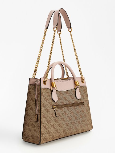 Sac Bandoulière Logo Nell 4g Rose Guess