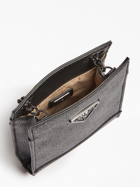 Noelle 4g ​​​​logo Mini Sac à Bandoulière Guess Gris Multi