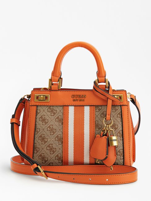 Mini Sac à Main Guess Katey 4g Logo Orange