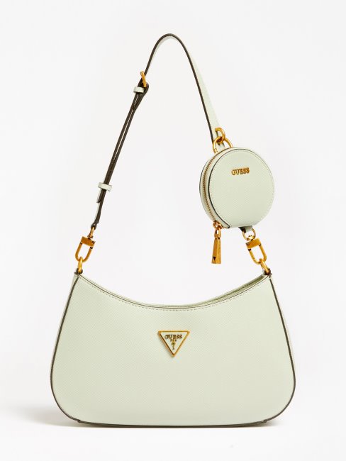 Alexie Saffiano Hobo Devine Vert