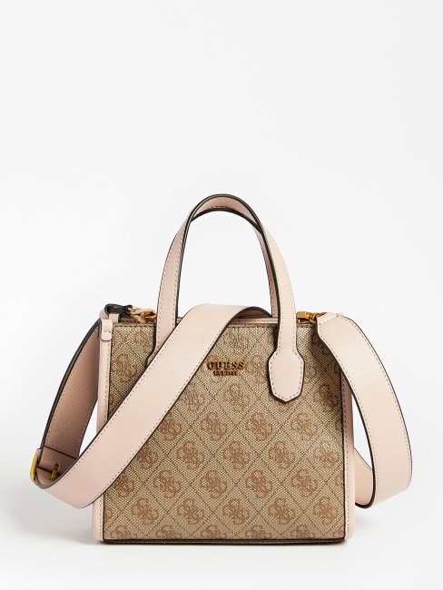 Mini Sac Guess Silvana 4g Logo Rose