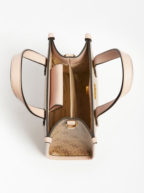 Mini Sac Guess Silvana 4g Logo Rose