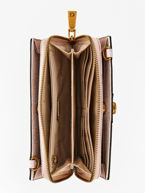 Crème Ginevra 4g Logo Mini Sac à Bandoulière Guess