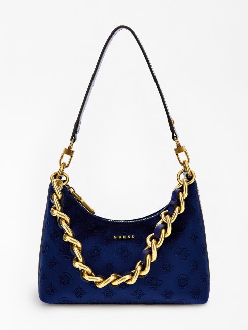 Sac à Bandoulière Kimi 4g Peony Bleu Foncé Logo Guess